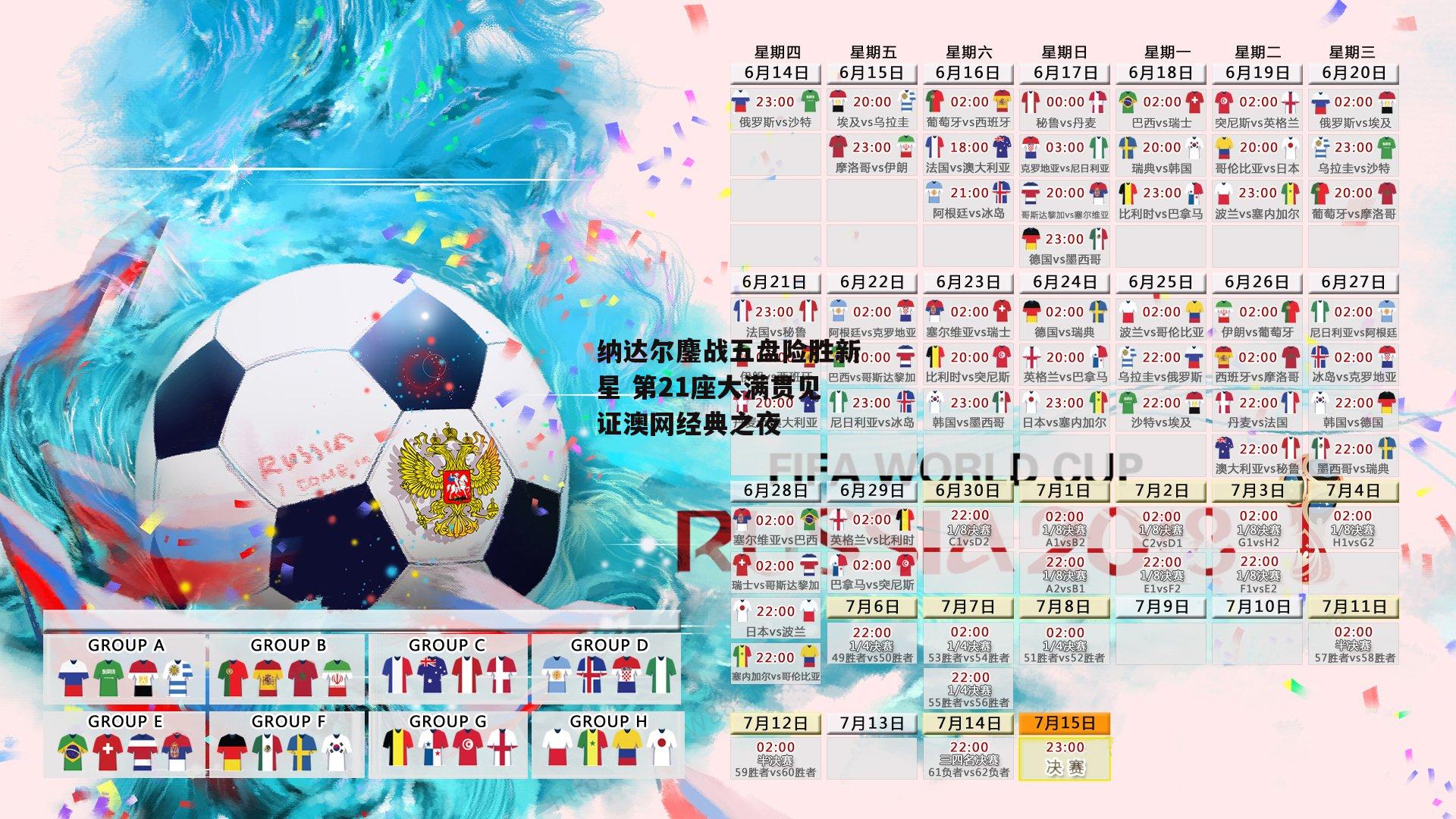 纳达尔鏖战五盘险胜新星 第21座大满贯见证澳网经典之夜